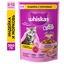 Сухой корм Whiskas для котят Подушечки с молочной начинкой, индейкой и морковью, 350г