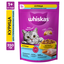 Сухой корм Whiskas для стерилизованных кошек, с курицей и вкусными подушечками, 350г