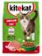 Сухой полнорационный корм Kitekat для взрослых кошек Мясной Пир, 1,3кг