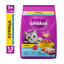 Сухой корм WHISKAS® для стерилизованных кошек, с курицей и вкусными подушечками, 1,3кг