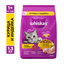 Сухой корм WHISKAS для взрослых кошек «Подушечки с паштетом Ассорти курица, индейка» 1,3кг