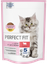 Cухой полнорационный корм PERFECT FIT для котят от 2 до 12 месяцев, с говядиной, 650г