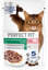 Влажный полнорационный корм PERFECT FIT™ для стерилизованных котов и кошек, с лососем в соусе, 75г
