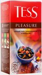 Черный чай Tess Pleasure с шиповником и яблоком, в пакетиках, 1,5гх25шт