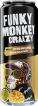 Газированный напиток Фанки Манки Крейзи вкус Маракуйя-Апельсин б/а ж/б 0,45*12