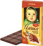 Шоколад молочный Алёнка с миндалем, 75гр