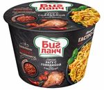 Лапша Биг Ланч рагу с говядиной и чили перцем ведро, 90г