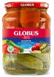 Ассорти из томатов и огурцов маринованное Globus, 720мл