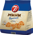 Круассаны мини 7DAYS с кремом Ваниль 176г