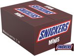 Шоколадные конфеты Snickers minis с карамелью, арахисом и нугой, 7 кг