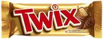 Шоколадный батончик Twix с карамелью и печеньем, 55 г