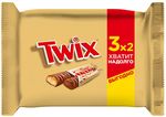 Шоколадный батончик Twix с карамелью и печеньем, пачка 3 штуки по 55 г Шоколадный батончик Twix с карамелью и печеньем, пачка 3 штуки по 55 г