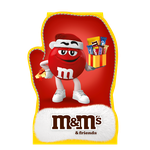 Сладкий подарок M&M's & Friends Варежка на Новый Год, набор конфет M&M's, Skittles, Snickers, Milky Way, Twix 121г