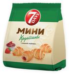 Круассаны мини 7DAYS с кремом Клубника 265г