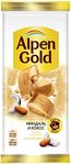 Шоколад Alpen Gold белый Миндаль и кокос 80г