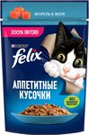 Феликс 75г Конс д/к кусочки в желе форель