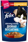 Феликс Двойной Вкус 75г Конс говядина/птица