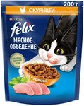 Феликс Мясное объедение 200г Сухой корм курица