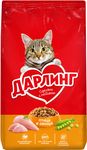 Дарлинг Сухой корм д/кошек птица,овощи 760г