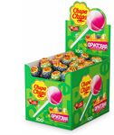 Карамель Chupa Chups Фруктовая + Кола, 12г, Шоубокс, 100шт
