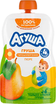 Пюре  фруктовое Агуша Груша, пауч, 90г