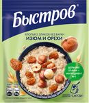 БЫСТРОВ Хлопья 5 Злаков ИзюмОрех 17х40г