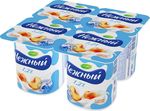 Йогурт Кампина Нежный с соком персика 1,2 % 100г стакан