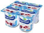 Йогурт Кампина Нежный с соком вишни 1,2% 100г стакан