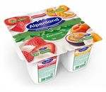 Йогуртный продукт Alpenland Легкий 0,3% Клубника/Персик и маракуйя,  95г
