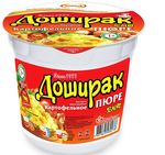 ТОП 100 Пюре картофельное Доширак со вкусом мяса 40г*24 ТОП 100 Пюре картофельное Доширак со вкусом мяса 40г*24