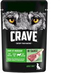 Корм консервированный полнорационный CRAVE для взрослых собак всех пород с ягненком в соусе, 85г 