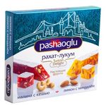 Рахат-Лукум Pashaoglu лимон с миндалем и малина с кешью 300 гр.