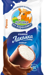 Мороженое Лакомка КизК пломбир ванильн. В ШОК.- СЛИВОЧН. ГЛАЗ. м.д.ж. 15,0%, 90г