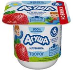 Творог фруктовый Агуша 3,9% Клубника, 100г