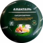 (Сети ТМ Аланталь) Сыр Аланталь №30 35% 1/2 цилиндра пленка 1,1кг