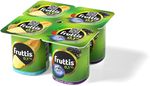 Йогуртный продукт Fruttis 0,1% Ананас-дыня/Лесные ягоды, 110г