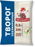 Творог Пестравка 0,3% пакет 250г