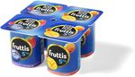 Йогуртный продукт Fruttis 5% Малина-черника/Абрикос-манго, 115г
