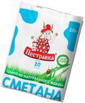 Сметана Пестравка 20%  225г Фин-пак