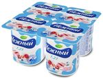 Йогурт Кампина Нежный с соком (мороженое) 1,2% 100г стакан