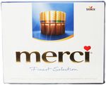 Набор шоколадных конфет Merci Молочный, 250г