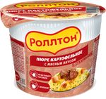 Пюре картофельное Роллтон с мясным вкусом 40г (24)