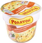 Пюре карт. (сухое) с сухариками Роллтон 40 гр 24 шт