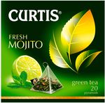 ТОП 100 Чай CURTIS Фреш Мохито зеленый аромат 12*(20п*1.7г)
