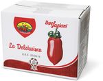 Мякоть длинных итальянских томатов Dolcissima (10 x 10 мм), 2х5 кг, Steriltom, Италия