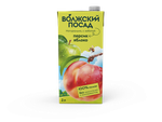 Нектар Волжский посад Персик-яблоко 2л/6 шт