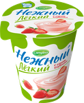 Йогуртовый продукт 0,1% Нежный легкий с соком клубника 320г Йогуртовый продукт 0,1% Нежный легкий с соком клубника 320г