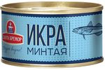 Икра минтая "Люкс" деликатесная "Санта Бремор" ж/б 130г