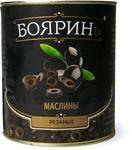 Маслины 3100 мл рез. ж/б Боярин имп (вес 1560г)