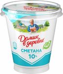 Сметана 10% Домик в деревне 300г